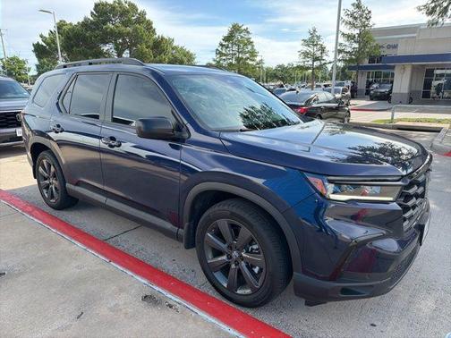 Obsidian Blue Pearl 2025 Honda Pilot Sport