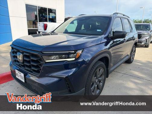 Obsidian Blue Pearl 2025 Honda Pilot Sport