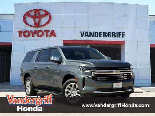 Silver Sage Metallic 2023 Chevrolet Suburban Premier