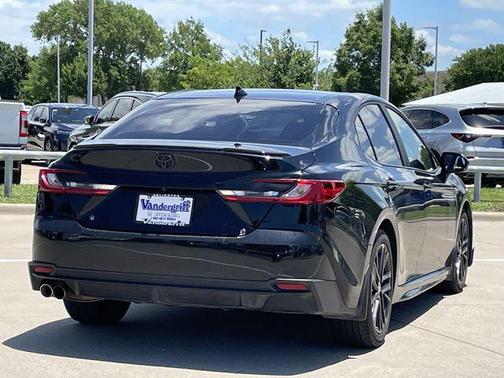 Midnight Black Metallic 2025 Toyota Camry SE