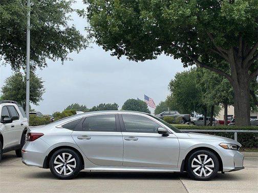 Solar Silver 2026 Honda Civic LX