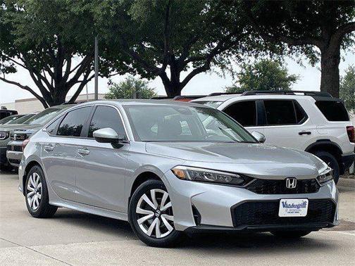 Solar Silver 2026 Honda Civic LX