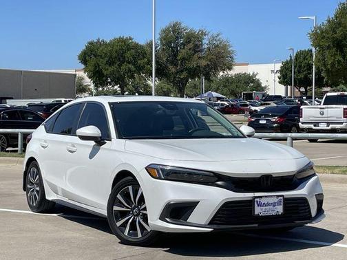 Platinum White Pearl 2024 Honda Civic EX-L