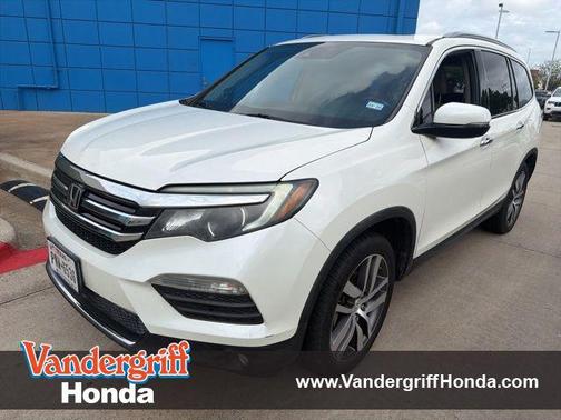 White Diamond Pearl 2016 Honda Pilot Touring
