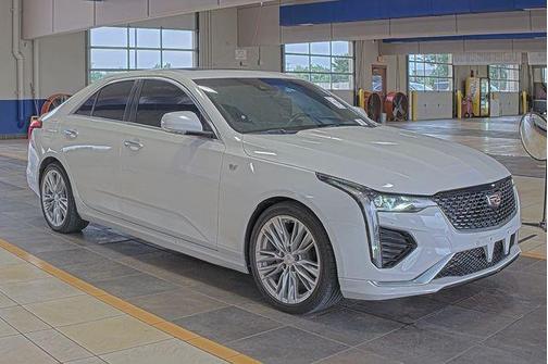 Crystal White Tricoat 2020 Cadillac CT4 Premium Luxury