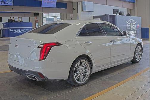 Crystal White Tricoat 2020 Cadillac CT4 Premium Luxury