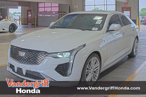 Crystal White Tricoat 2020 Cadillac CT4 Premium Luxury