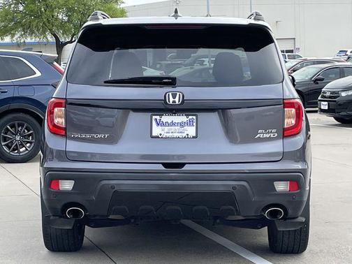 Gray 2021 Honda Passport AWD Elite