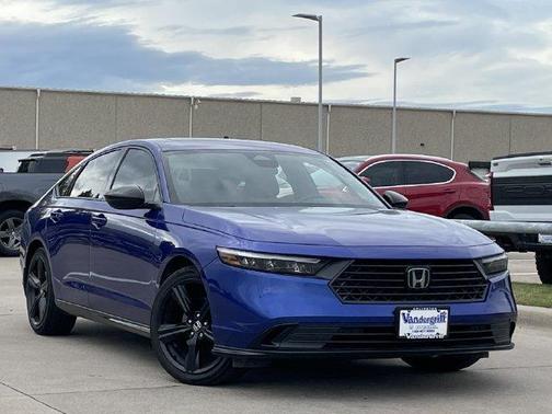 Crystal Black Pearl 2024 Honda Accord Hybrid Sport-L