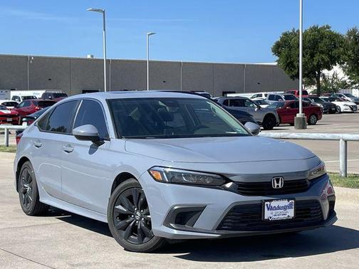 Gray 2024 Honda Civic EX