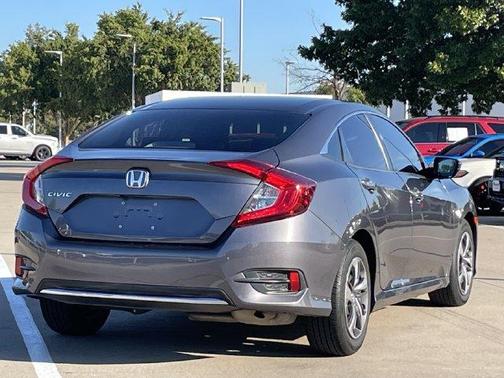 Gray 2021 Honda Civic LX