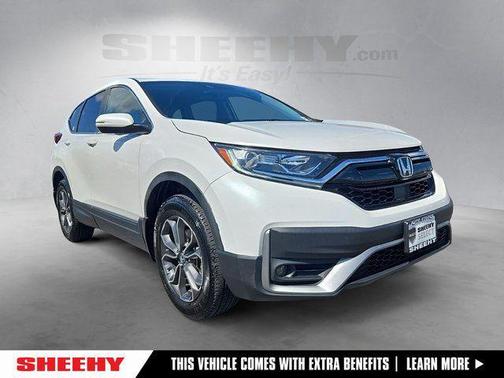 Platinum White Pearl 2021 Honda CR-V AWD EX-L