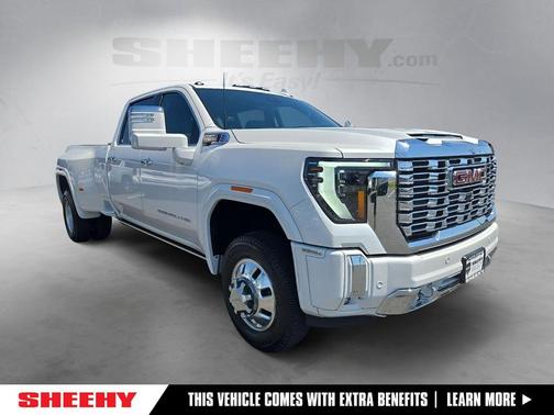 White Frost Tricoat 2024 GMC Sierra 3500 Denali