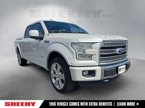 White Platinum Clearcoat Metallic 2016 Ford F-150 Limited