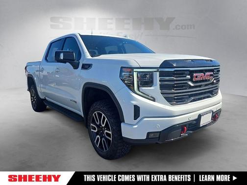 Summit White 2025 GMC Sierra 1500 AT4