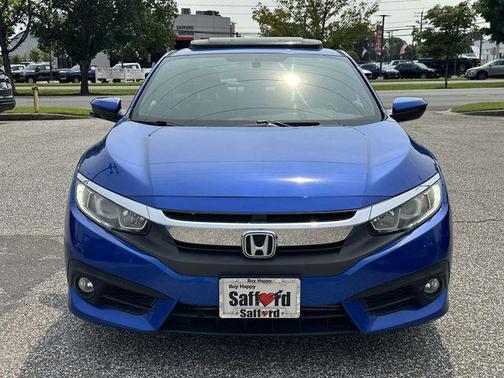 Aegean Blue Metallic 2016 Honda Civic EX-L