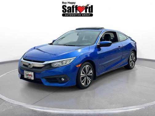 Aegean Blue Metallic 2016 Honda Civic EX-L