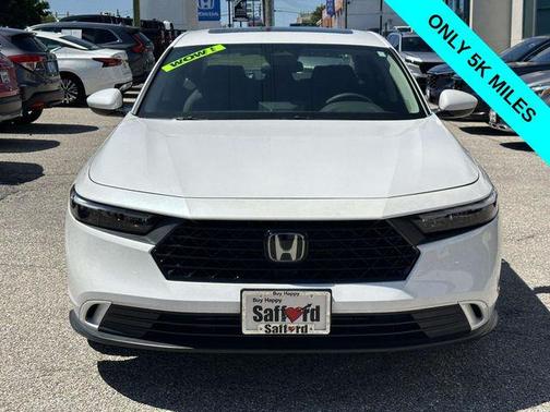Platinum White Pearl 2023 Honda Accord EX