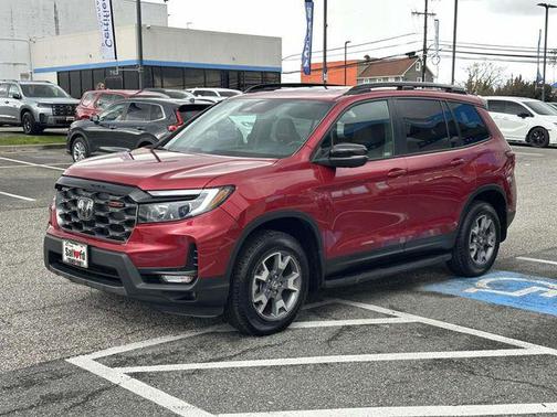 Radiant Red Metallic II 2022 Honda Passport AWD TrailSport