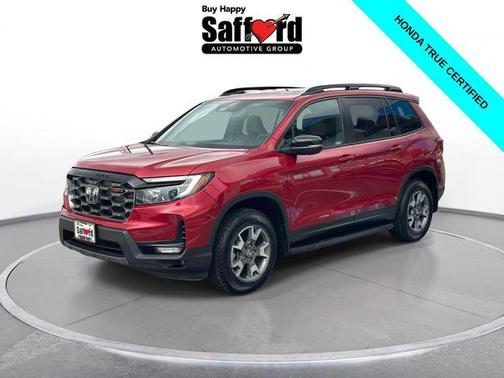 Radiant Red Metallic II 2022 Honda Passport AWD TrailSport