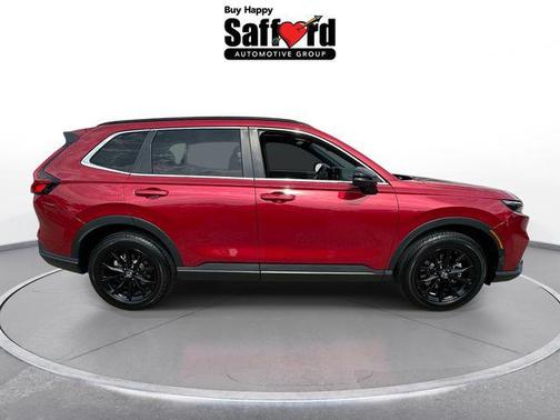 Radiant Red Metallic 2025 Honda CR-V Hybrid Sport AWD