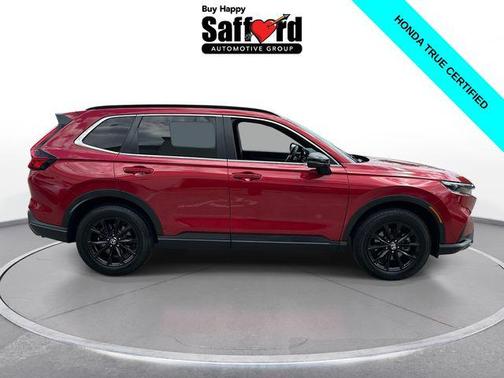 Radiant Red Metallic 2025 Honda CR-V Hybrid Sport AWD