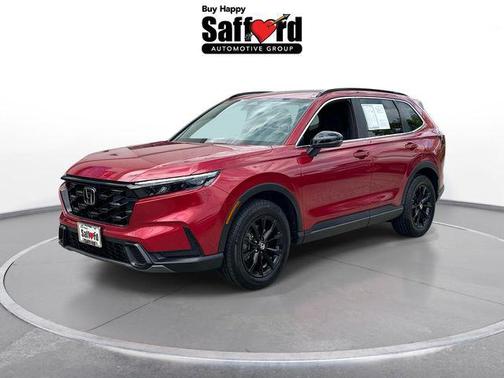 Radiant Red Metallic 2025 Honda CR-V Hybrid Sport AWD