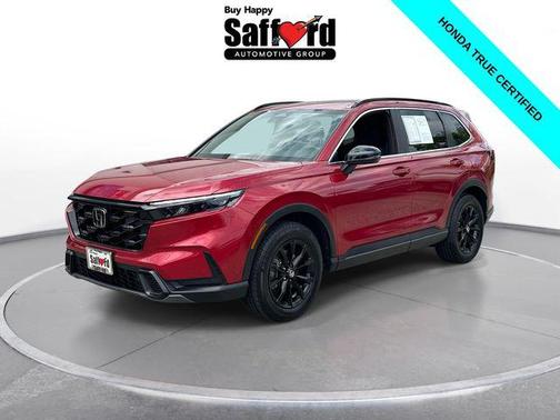 Radiant Red Metallic 2025 Honda CR-V Hybrid Sport AWD