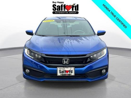 Aegean Blue Metallic 2020 Honda Civic Sport