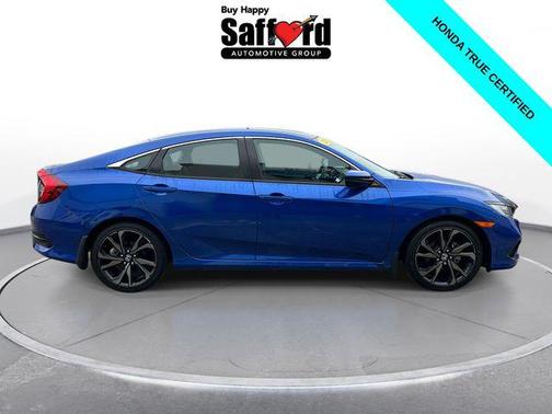 Aegean Blue Metallic 2020 Honda Civic Sport