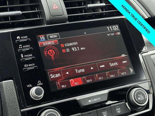 Aegean Blue Metallic 2020 Honda Civic Sport