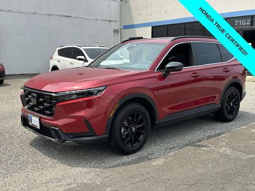 Radiant Red Metallic 2024 Honda CR-V Hybrid Sport AWD