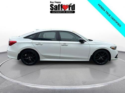 Platinum White 2023 Honda Civic Sport