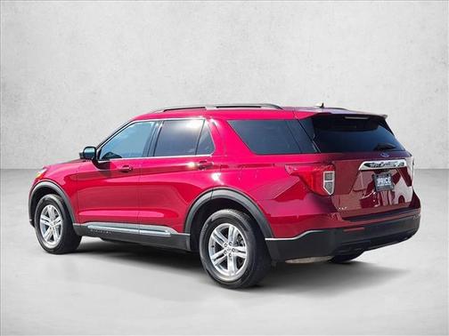 Jewel Red Metallic Tinted Clearcoat 2022 Ford Explorer XLT