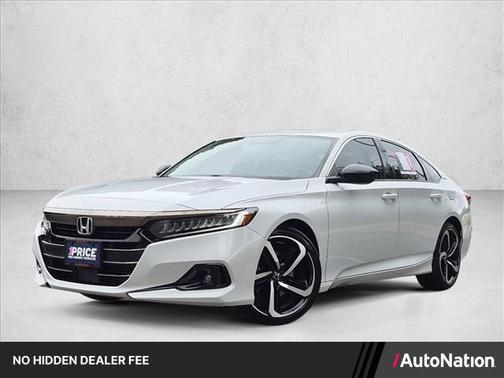 Platinum White Pearl 2022 Honda Accord Sport SE 1.5T