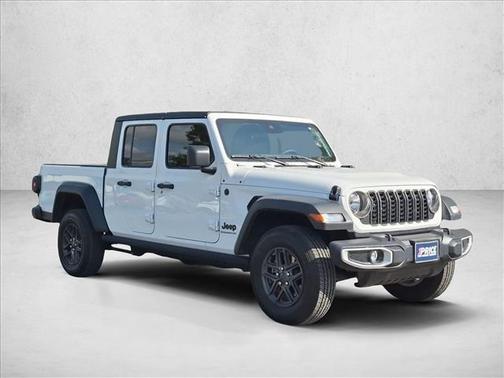 Bright White Clearcoat 2025 Jeep Gladiator Sport S