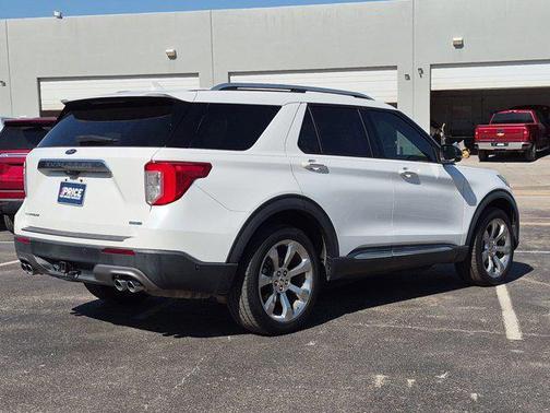 Star White Metallic Tri-Coat 2020 Ford Explorer Platinum