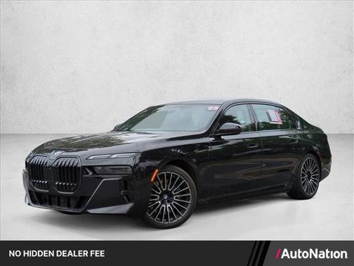 Black Sapphire Metallic 2025 BMW 750e i xDrive
