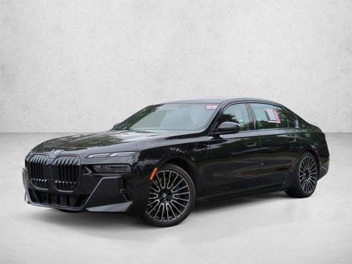Black Sapphire Metallic 2025 BMW 750e i xDrive