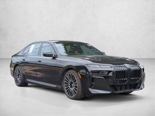 Black Sapphire Metallic 2025 BMW 750e i xDrive