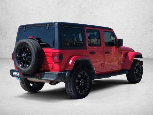 Firecracker Red Clearcoat 2022 Jeep Wrangler Unlimited 4xe Sahara