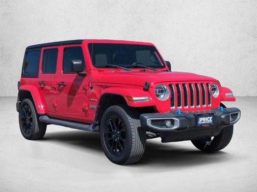 Firecracker Red Clearcoat 2022 Jeep Wrangler Unlimited 4xe Sahara