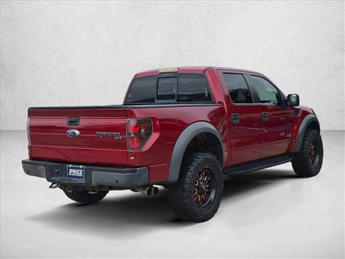 Red 2014 Ford F-150 SVT Raptor