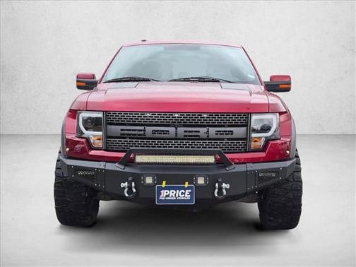 Red 2014 Ford F-150 SVT Raptor