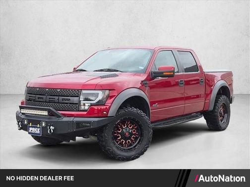 Red 2014 Ford F-150 SVT Raptor