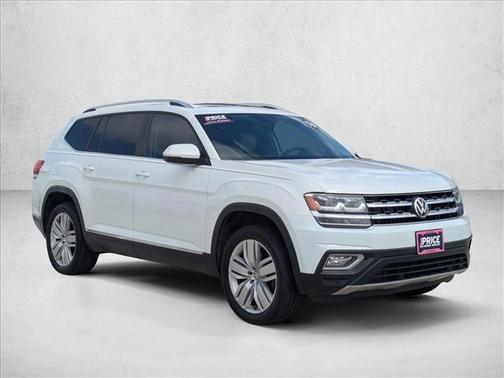 Pure White 2019 Volkswagen Atlas 3.6L SEL