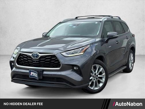 Magnetic Gray Metallic 2021 Toyota Highlander Hybrid Limited