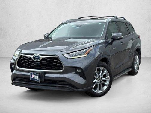 Magnetic Gray Metallic 2021 Toyota Highlander Hybrid Limited