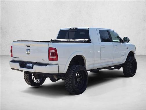 Bright White Clearcoat 2022 RAM 3500 Laramie Mega Cab 4x4 6'4' Box