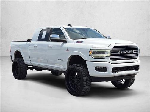 Bright White Clearcoat 2022 RAM 3500 Laramie Mega Cab 4x4 6'4' Box